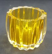 Waxinelicht-houder-Geel Waxinelicht-houder-Geel