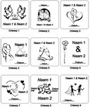 Spiegel 20x20 cm met ronde hoeken