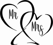 Mr, Mrs en hartjes
