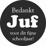 Bedankt juf