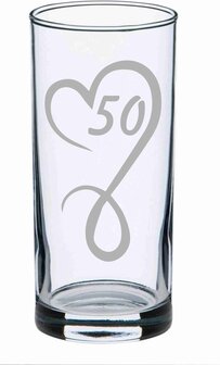 Longdrinkglas 50 jaar