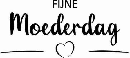 fijne moederdag en hartje