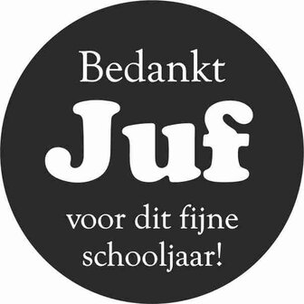 Bedankt juf