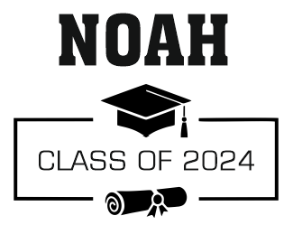 Ontwerp met naam, class of 2024