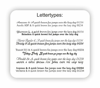 Gegraveerd speciaal bierglas HW10