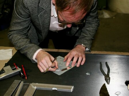 Workshop &quot;Ambachtelijk&quot; zandstraal graveren