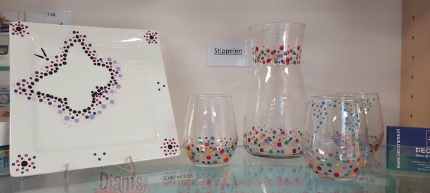 Workshop Glasverf ( Keuze uit diverse ondergronden)