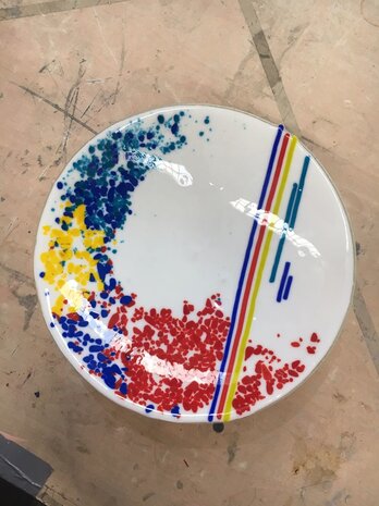 Workshop Glasfusen Decorama Schaal Piet Hein