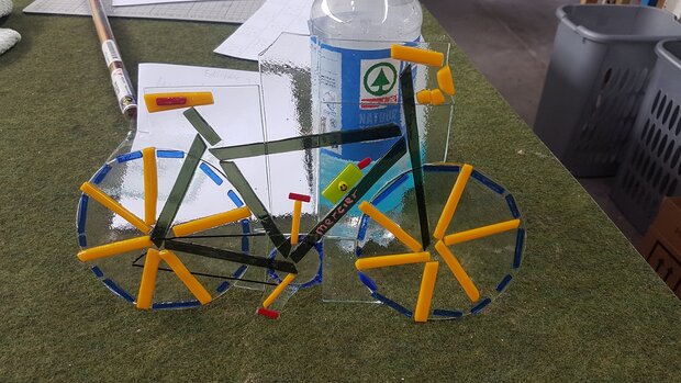 Workshop Glasfusen Decorama Fiets