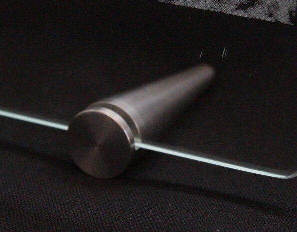 Lasergraveren van foto op glas of spiegel