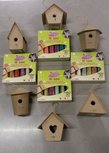 Diam's3D verf 6 x 20 ml met gratis papiermaché vogelhuis (zolang de voorraad strekt) Diam's3D verf 6 x 20 ml met gratis papiermaché vogelhuis (zolang de voorraad strekt)