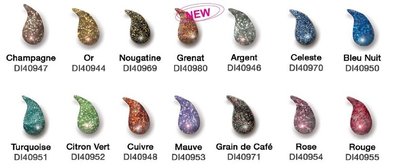 Diam's 3D Verf Glitter dekkend