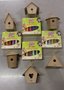 Diam's3D verf  6 x 20 ml met gratis papiermaché vogelhuis (zolang de voorraad strekt)
