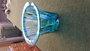 Workshop Glasfusen Decorama hoedvaas blauw