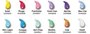 Diam's 3D Verf Glitter transparant_