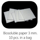 Biosoluble-fibre-paper-3mm-48x48mm Biosoluble-fibre-paper-3mm-48x48mm